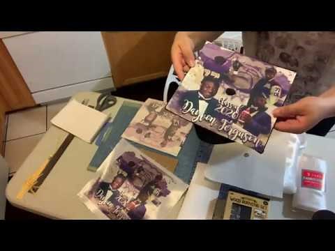How to Custom Photo Graduation Cap Topper Design Template Custom Design DIY Tutorial Sublimation