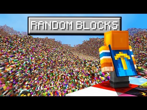 Minecraft, But Every Block Is Random