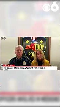 Troy releases names of officers involved in weekend shooting