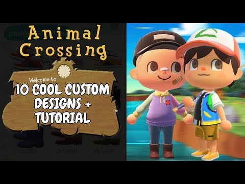 Animal Crossing New Horizons 10 Custom Clothes + Tutorial