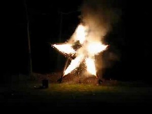 Pyrotechnic Titanium Star Set-Piece