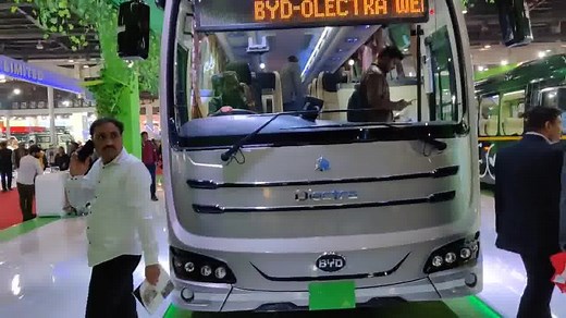 Check out the BYD Olectra C9 Long Range Electric Bus which produces a whopping 3000nm of torque! | Motoroids India