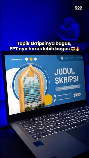 Template PPT untuk sempro/semhas skripsi #pptmorph #templateppt #jasappt #jokippt #pillowcreative