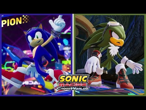 🥽 NEW Next-Gen Sonic and Jet Riders Models! - Sonic Racing: CrossWorlds (4K)