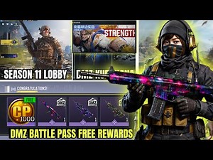 Season 11 Confirm Leaks | Season 11 New Camos | DMZ Battle Pass Weapon Camos | S11 LoBBy Leaks Codm