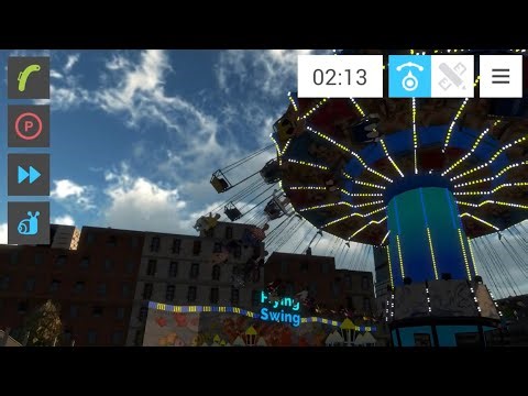 FUNFAIR RIDE SIMULATOR 4 | FLYING SWING (POV)