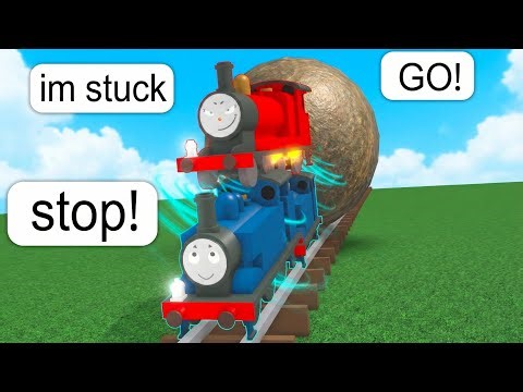 Driving Thomas Downhill on Roblox BUT It Ends Badly (you die)