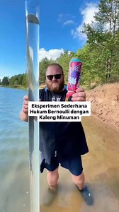 126K views · 1.9K reactions | Eksperimen Sederhana Hukum Bernoulli dengan Kaleng Minuman. #HukumBernoulli #EksperimenSederhana #IlmuSehariHari #FenomenaFisika #Reels | Kamus Ai | Facebook