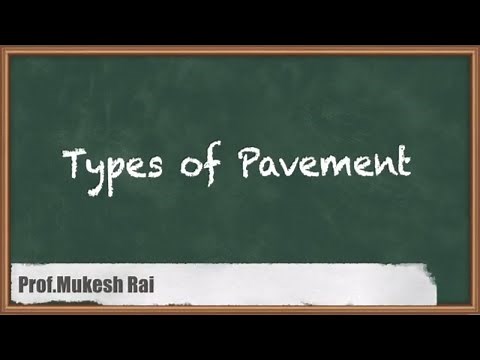 Types of Pavement - Design of Highway Pavements - GATE Transportation Engineering