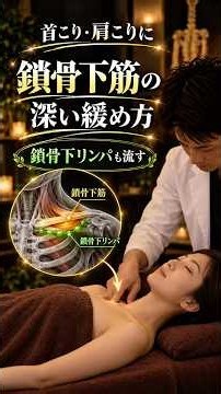 ここのリンパ詰まってない？鎖骨の下！首コリや頭痛解消