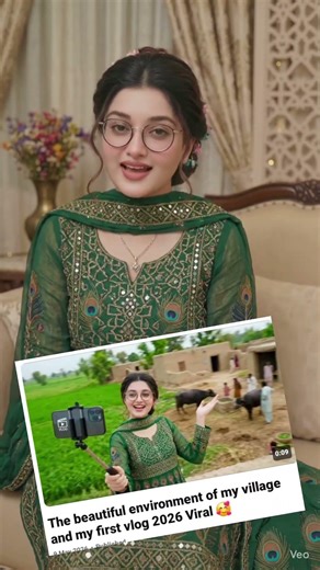 The beautiful environment of my village and my first vlog 🥰
