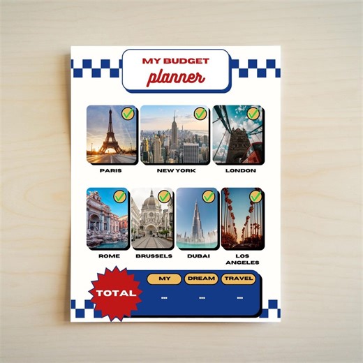 Printable Travel Planner 2026 | Budget Trip Organizer, Vacation Itinerary PDF, Travel Budget Worksheet, Packing Checklist, A4 & Letter Size - Etsy