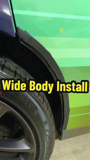 How to install wide body fender flares on a dodge charger. #dodge #dodgecharger #widebody #hemi #mopar