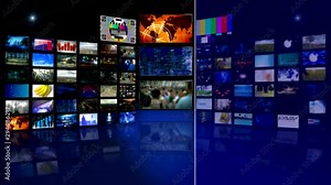 3d tv virtual studio backgrounds HD 1080