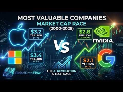 Top 15 Most Valuable Companies in the World (2000-2025) - Market Cap Ranking
