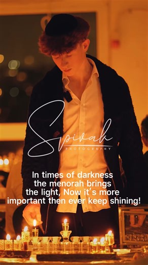 Nechemiah Berman on Instagram: "In times of darkness the menorah brings the light now it’s more important then ever keep shining! #amyisraelchai #riseup #fyp #standwithisrael #viralreels #wiz"