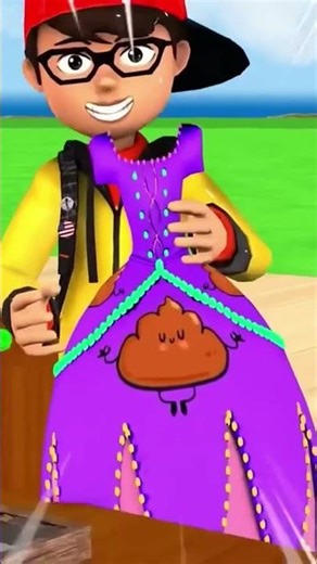 Wrong Dress = SLAP! 👋 Sewing Challenge 🤣#Shorts#NiceOrError#SquidGame3D#FunnyVideo