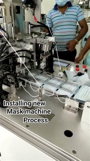 Mask 😷 machine install #mask #machine #install