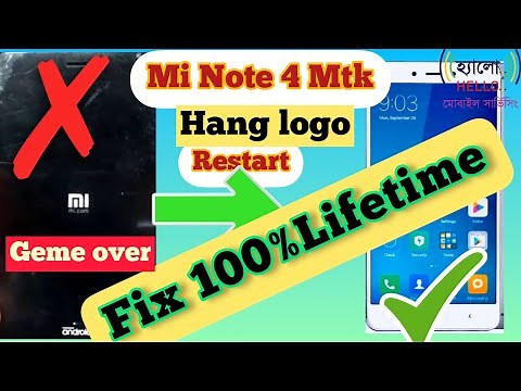 Redmi Note 4 (Nikel) Mtk HANG Logo Restart Fix 1000%|| 2022 New method .mi note 4 hang logo
