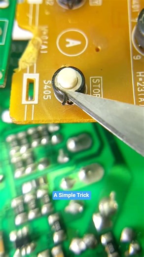 Button Repair Without Changing #shorts