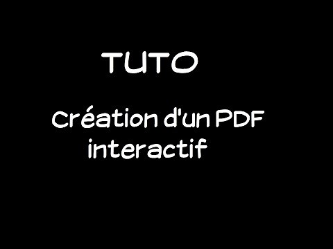 Tuto - Création d'un PDF interactif avec PowerPoint
