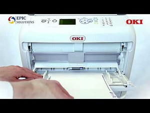 How To Print Business Cards from OKI printers