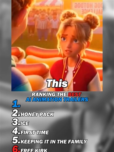 Top 5 AI Disney/Pixar Animation Trailers
