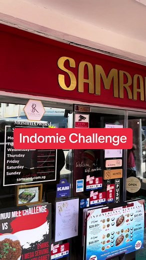 Indomie Challenge at Samrang SG: Can You Finish It?