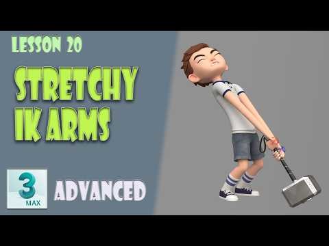 3ds Max Rigging: Stretchy IK Arm Setup | Lesson 20