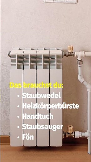 This is how you can clean any radiator again!