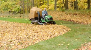 2.5K views · 22 reactions | A DR Leaf and Lawn Vac makes yard cleanup as easy as a ride in the park! Just hitch one up to your riding mower and collect acres of leaves while you ride. DR Leaf Vacs employ the most powerful suction force available in a non-commercial leaf vac to inhale everything in their path. https://www.drpower.com/power-equipment/leaf-blowers-vacuums | DR Power Equipment | Facebook