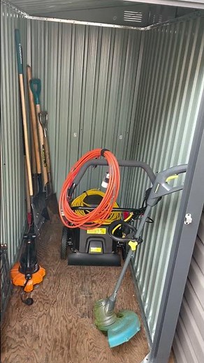 TMG Industrial MS0306 3’ x 6’ Galvanized Metal Pent Shed, 29 GA Corrugated Metal, 75“ Upper edge