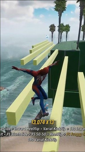GREEN HILL ZONE (FANMADE) SKATEPARK in Tony Hawk's Pro Skater 3+4 - CREATE-A-PARK