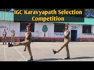 IGC Drill Test for RDC Kartavyapath Selection : NCC Directorate Dehradun