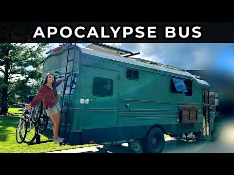 Our Off-Grid Skoolie Is Ready For The Apocalypse - Roof Rack Build