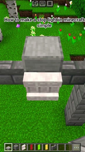 how to make a stop light in minecraft #gaming #minecraft #buildcraft #minecraftideas #minecrafter