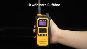 Retevis RB648 Pro Walkie Talkies mit Großer Reichweite, IP67 Wasserdichtes Funkgerät, Zwei Wege Geräuschunterdrückung, 2800 mAh, Walkie Talkies für Erwachsene für Baustellen und Fabriken (2 Stück)