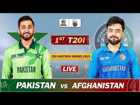 PAKISTAN vs AFGHANISTAN 1st T20 MATCH LIVE | TRI SERIES | PAK vs AFG LIVE SCORES & COMMENTARY | pak