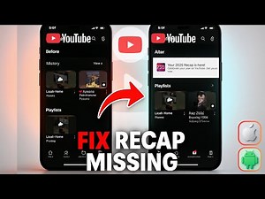 Fix YouTube Recap Not Showing (2025) | YouTube Recap Missing Issue ( Android & iOS)