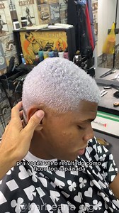TUTORIAL 🥶no final de ano você vai fica rico fazendo PLATINADO BRANCO NEVE🥶🥶🥶 | Barbearia Cfg