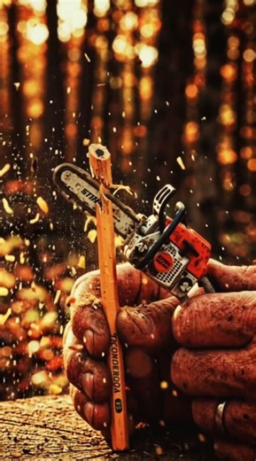 Miniature Chainsaw vs. Pencil! ✏️🔥#Shorts #MiniMutilator #Satisfying
