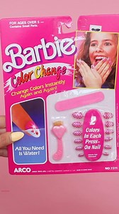 Nostalgic color-changing Barbie nails 💅 | Four Nine Looks