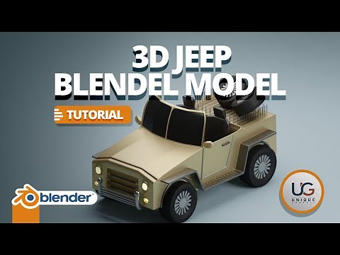 how to create Jeep Model in Blender | Beginner Blender Tutorial /tutorial /3d
