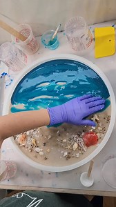 446K views · 9.5K reactions | @craftedbyrachel is using our round silicone mold to create a lazy susan. | Crafted Elements | Facebook