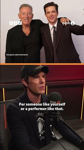 The Killers frontman Brandon Flowers on his special friendship with Bruce Springsteen #shorts