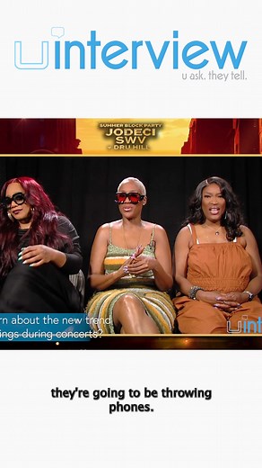 SWV is ready "whoop" any fans throw phones at their concerts! Full Video: https://uinterview.com/videos/video-exclusive-swv-on-touring-with-jodeci-dru-hill-their-top-tour-secrets/ #SWV #Coko #Lelee #Taj #music #tour | uInterview