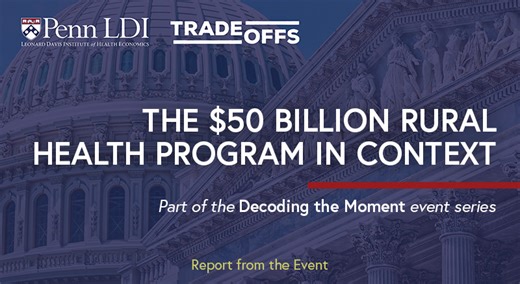 Funding “Rural Health Care Transformation” Without Shoring Up Failing Hospitals