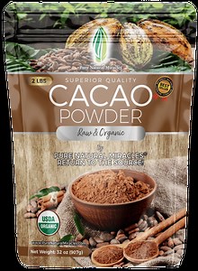 Cacao Powder Raw, Organic Highest Quality Chocolate by Pure Natural Miracles