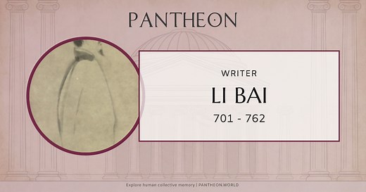 Li Bai Biography | Pantheon