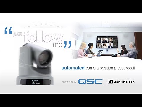 Just Follow Me: TeamConnect Ceiling 2 and Automated Camera Position Preset Recall | Sennheiser